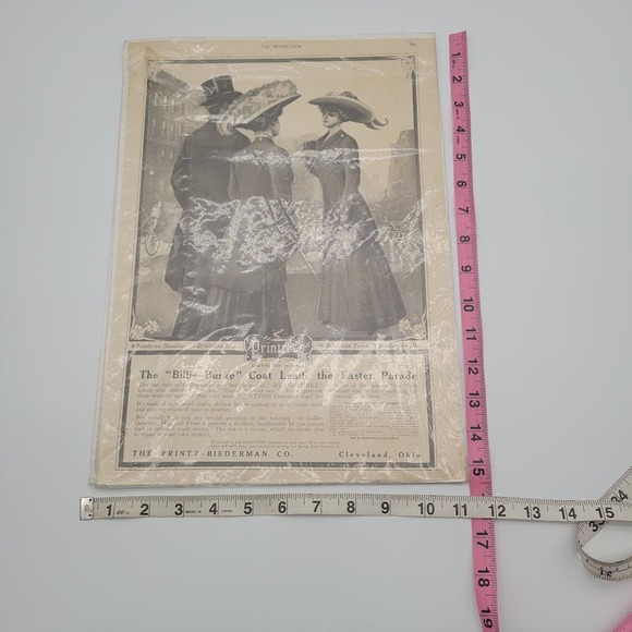 1909 Ad Printz-Biederman Co Spring Coat Vintage Fashion - Picture 3 of 3